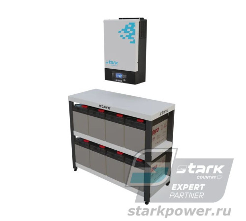 ИБП STARK COUNTRY 6200 INV SOLAR V - масштабируемый ивертор 6200 ВА с MPPT-контроллером