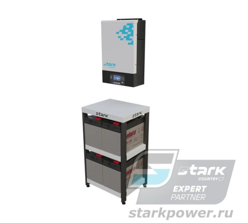 ИБП STARK COUNTRY 6200 INV SOLAR V - масштабируемый ивертор 6200 ВА с MPPT-контроллером