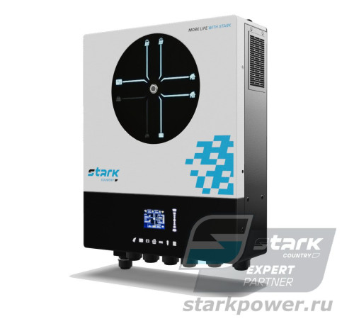 ИБП STARK COUNTRY 8000 INV SOLAR X - многофункциональный ИБП 8000 ВА с двумя MPPT-контроллерами