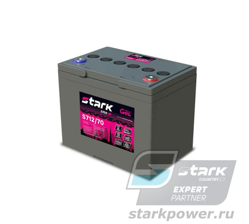 STARK S712/70 - гелевая аккумуляторная батарея 12В / 70Ач STARK S712/70 - гелевая аккумуляторная батарея 12В / 70Ач
