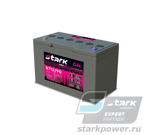 STARK S712/90 - гелевая аккумуляторная батарея 12В / 90Ач STARK S712/90 - гелевая аккумуляторная батарея 12В / 90Ач